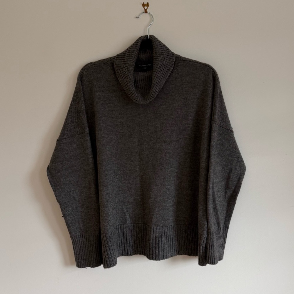 Eileen Fisher Cashmere Turtleneck box top